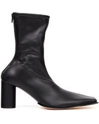 MM6 by Maison Martin Margiela - Stiefel Aus Rindsleder - Lyst