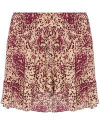 Isabel Marant - Ozany Draped Mini Skirt - Lyst