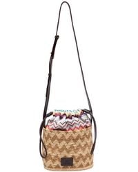 Missoni - Small Zig-Zag Bucket Bag - Lyst