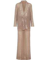 Brunello Cucinelli - Sequinned Silk Single-Breasted Suit - Lyst