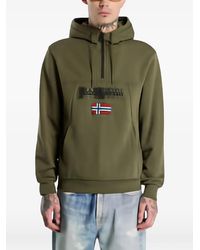Napapijri - Burgee Half-Zip Hoodie - Lyst