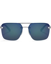 BVLGARI - Square-frame Double-bridge Sunglasses - Lyst