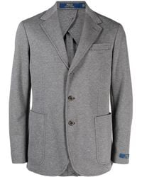 Polo Ralph Lauren - Single-Breasted Cotton-Blend Blazer - Lyst