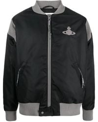 Vivienne Westwood - Bomber Jacket With Logo - Lyst
