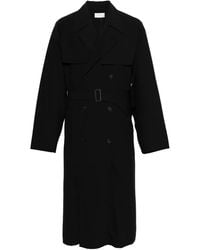 The Row - Belted Double-Breasted Coat - Lyst