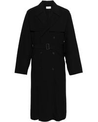 The Row - Belted Double-Breasted Coat - Lyst