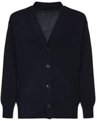 Fay - Cardigan En Laine À Col V - Lyst
