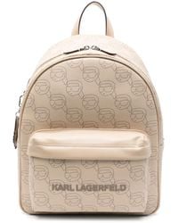 Karl Lagerfeld - Ikon Monogram Backpack - Lyst