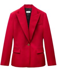 Versace - Medusa-Button Peak-Lapel Blazer - Lyst