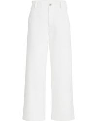 Brunello Cucinelli - Cropped Chino Trousers - Lyst