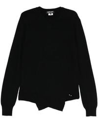 Comme des Garçons - Asymmetric-Hem Long-Sleeve Sweater - Lyst