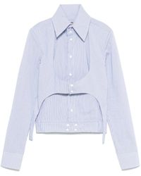 OTTOLINGER - Belted High-Collar Shirt - Lyst