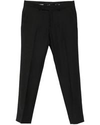 KARL LAGERFELD - Pantalon À Plis Marqués Et Passants De Ceinture - Lyst