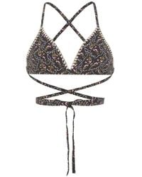 Isabel Marant - Solange Floral-print Bikini Top - Lyst