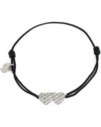 Zadig & Voltaire - Link Heart Strass Bracelet - Lyst