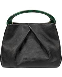 Dries Van Noten - Small Pleated Leather Tote Bag - Lyst