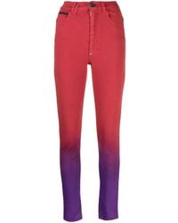 Philipp Plein - High-Waisted Ombré Jeggings - Lyst