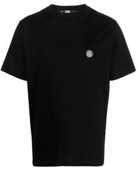 Karl Lagerfeld - T-shirt en coton biologique à patch logo - Lyst