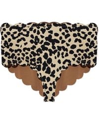 Marysia Swim - Santa Monica Cheetah-Print Bikini Bottoms - Lyst