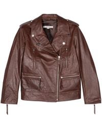 Remain - Bikerjacke Aus Leder - Lyst