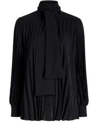Proenza Schouler - Soomin Neck-Tie Blouse - Lyst