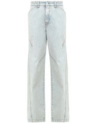 Louis-Gabriel Nouchi - Straight-Leg Pleated Jeans - Lyst