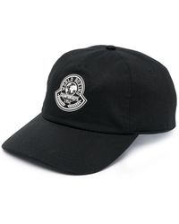 Moncler - Logo-print Cotton Baseball Cap - Lyst