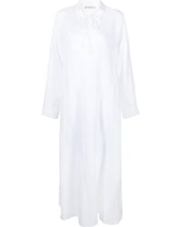 Asceno - Robe-chemise longue Lisbon en lin - Lyst