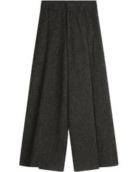 Dries Van Noten - Wool Wide-Leg Trousers - Lyst