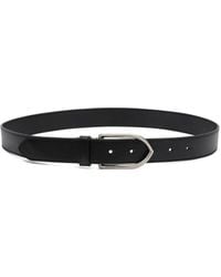 Jacquemus - The Bambino Engraved-Buckle Leather Belt - Lyst