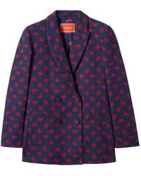 La DoubleJ - Blazer Met Bloemenprint - Lyst