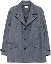 Brunello Cucinelli - Blazer Met Visgraatpatroonn - Lyst