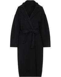 Alberta Ferretti - Belted Wool Coat - Lyst