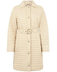 Moorer - Belted Single-Breasted Coat - Lyst
