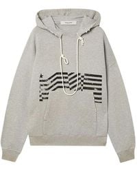 Golden Goose - Hoodie Van Katoen Met Vlagprint - Lyst
