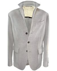Eleventy - Button-Front Cashmere Coat - Lyst