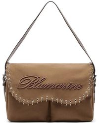 Blumarine - Embroidery Embellishment Shoulder Bag - Lyst