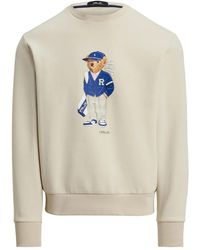 Ralph Lauren - Bear-Logo Crew-Neck Sweatshirt - Lyst