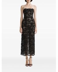 2310 STUDIO - Robe Mi-Longue À Détail De Laçage - Lyst