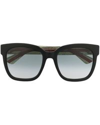 Gucci - Square-frame Gradient Sunglasses - Lyst