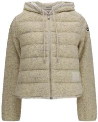 Moncler - Padded Teddy Hoodie - Lyst