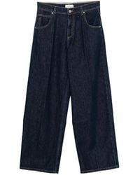 ViCOLO - Pressed-Crease Wide-Leg Jeans - Lyst