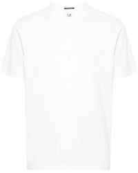 C.P. Company - T-shirt Met Logo-applicatie - Lyst