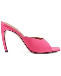 The Attico - Betta Rounded-Toe Sandals - Lyst