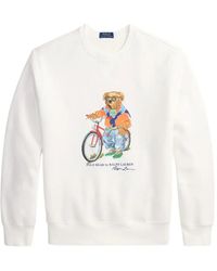 Polo Ralph Lauren - Polo Bear Graphic-Print Sweater - Lyst