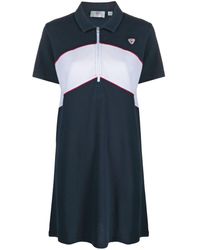 Rossignol - Two-tone Cotton Polo Dress - Lyst