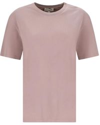FRAME - T-Shirt Met Ronde Hals En Korte Mouwen - Lyst