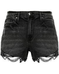 FRAME - Pantalones vaqueros cortos de talle alto - Lyst