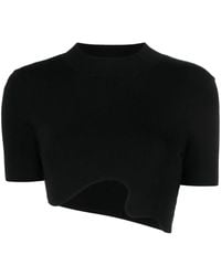 Christopher Esber - Ribbed Crop Top - Lyst
