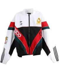 adidas - X Willy Chavarria Cdm Colour-Block Logo-Patch Jacket - Lyst